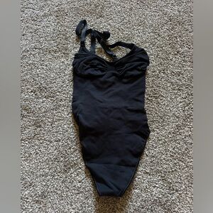 Skims Seamless Sculpt Thong Bodysuit - Onyx